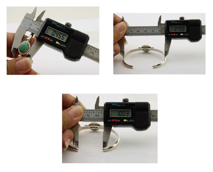 Navajo Kingman Turquoise Bracelet 925 Silver Artist Native American C.80's