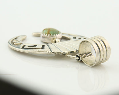 Navajo Sterling Silver Necklace Pendant Handmade Authentic Vintage Signed C