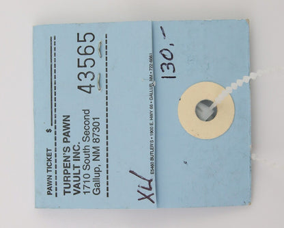 Navajo Ring 925 Silver Turquoise Turpen's Pawn Vault Artist Native C.80's