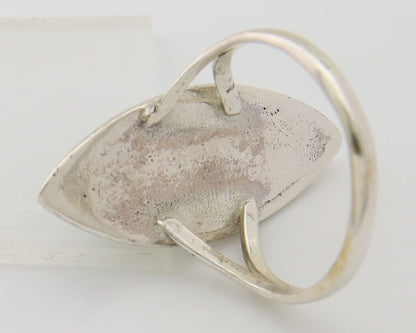 Navajo Ring 925 Silver Turquoise Shell Onyx Spiney Oyster Native Artist C80's