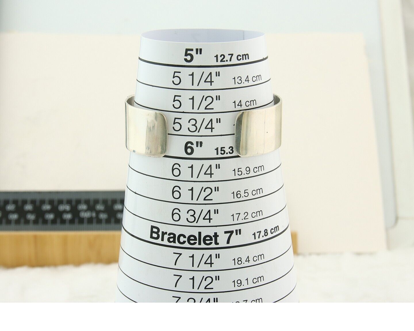 Navajo Bracelet Gold & 925 Silver Handmade 16 mm Wide Signed Thomas Singer C80s