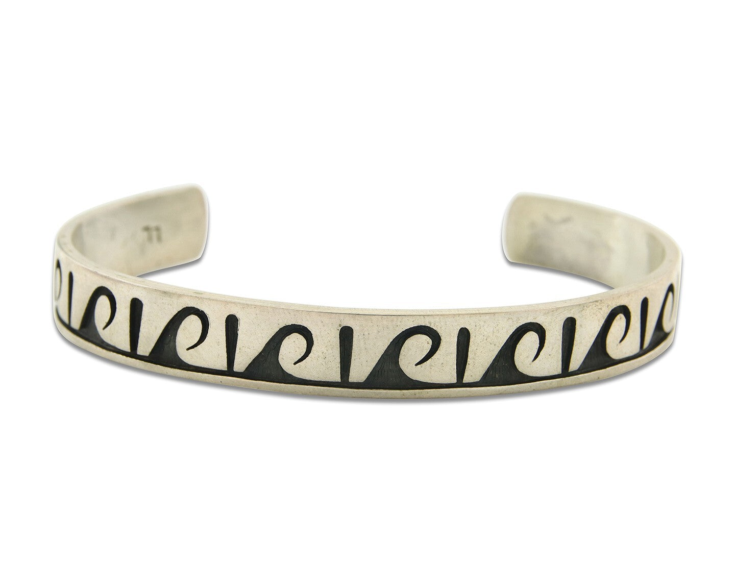 Vintage Hopi Bracelet 925 Silver Signed Linette Laiwakete Authentic Traditional