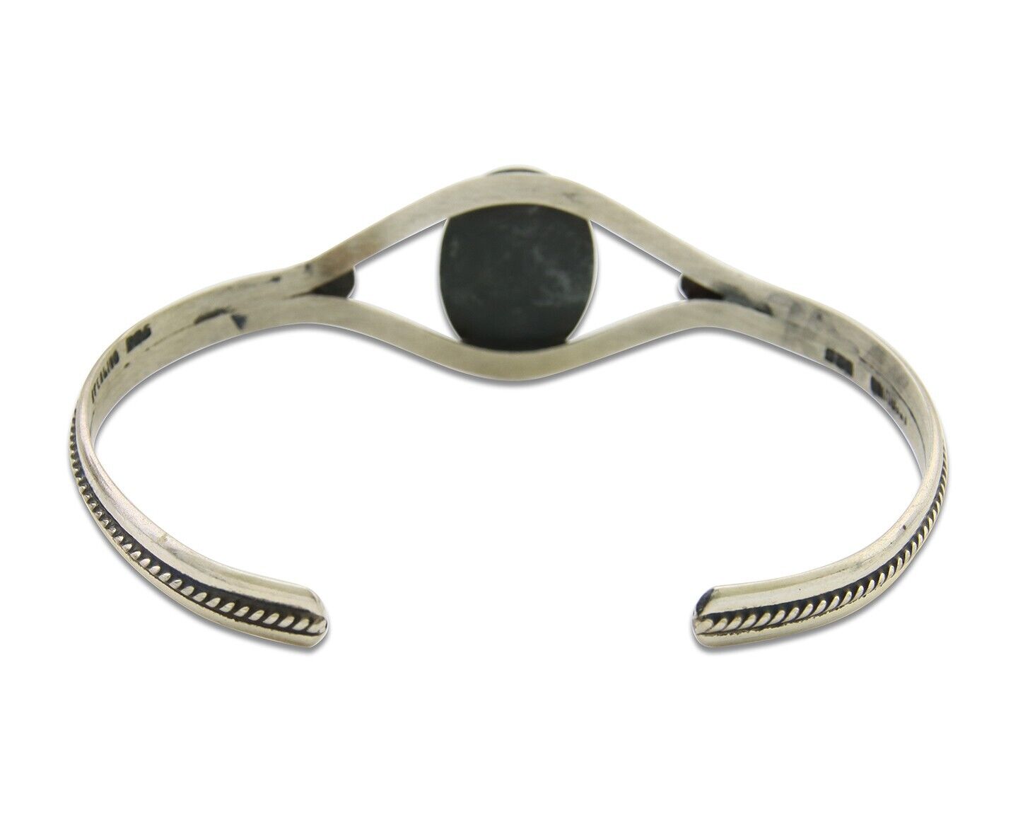 Navajo Cuff Bracelet 925 Silver Turquoise Cuff Native American Artist C.80's