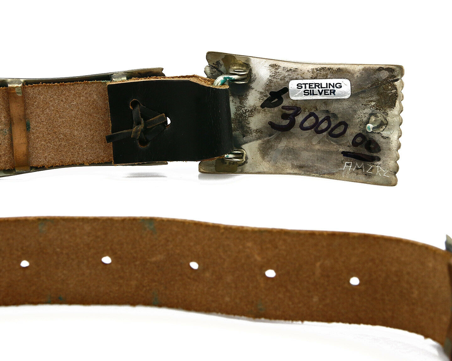 Navajo Concho Belt .925 Silver Mine #8 Coral Tobe Turpen Vault Collection