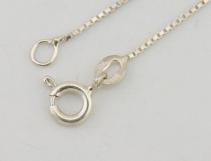 Navajo Necklace 925 Silver Natural Turquoise Native American Artist C.80's