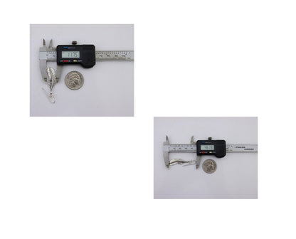 Navajo Eagle Feather Dangle Earrings 925 Silver Native American Artist C.80's