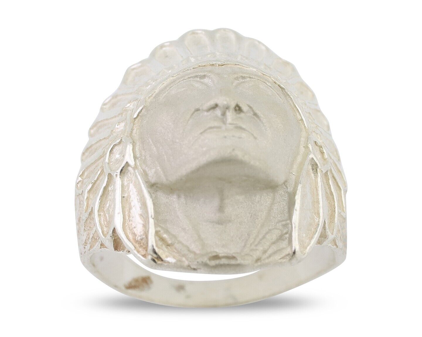 Indian Chief Ring 925 Sterling Silver SOLID CAST 925 STERLING SILVER Size 9.75