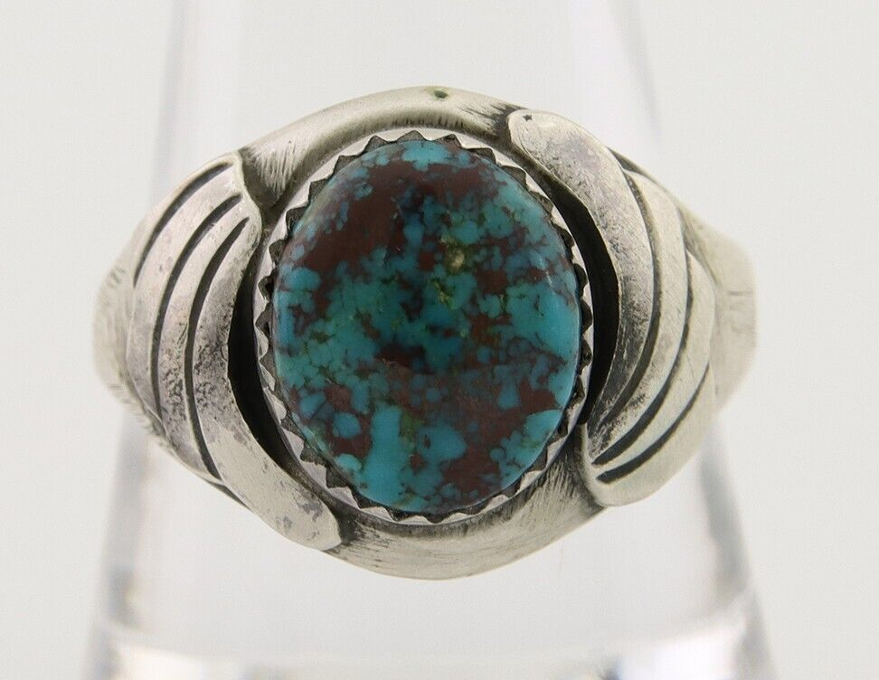 Navajo Ring 925 Silver Turquoise Turpen's Pawn Vault Artist Native C.80's