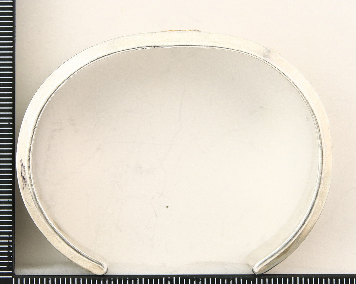 Navajo Bracelet 925 Silver & 12k Yellow Gold Filled Signed Justin Morris C.80's