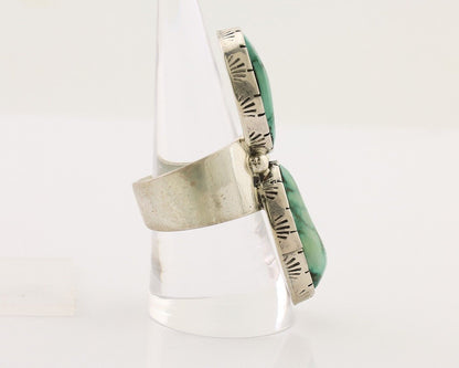 Navajo Handmade Ring 925 Silver Damele Tuquoise Artist Signed M Guerro C.80's
