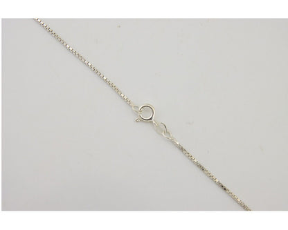 Navajo Necklace 925 Silver Onyx Natural Snowflake Agate Signed Native American