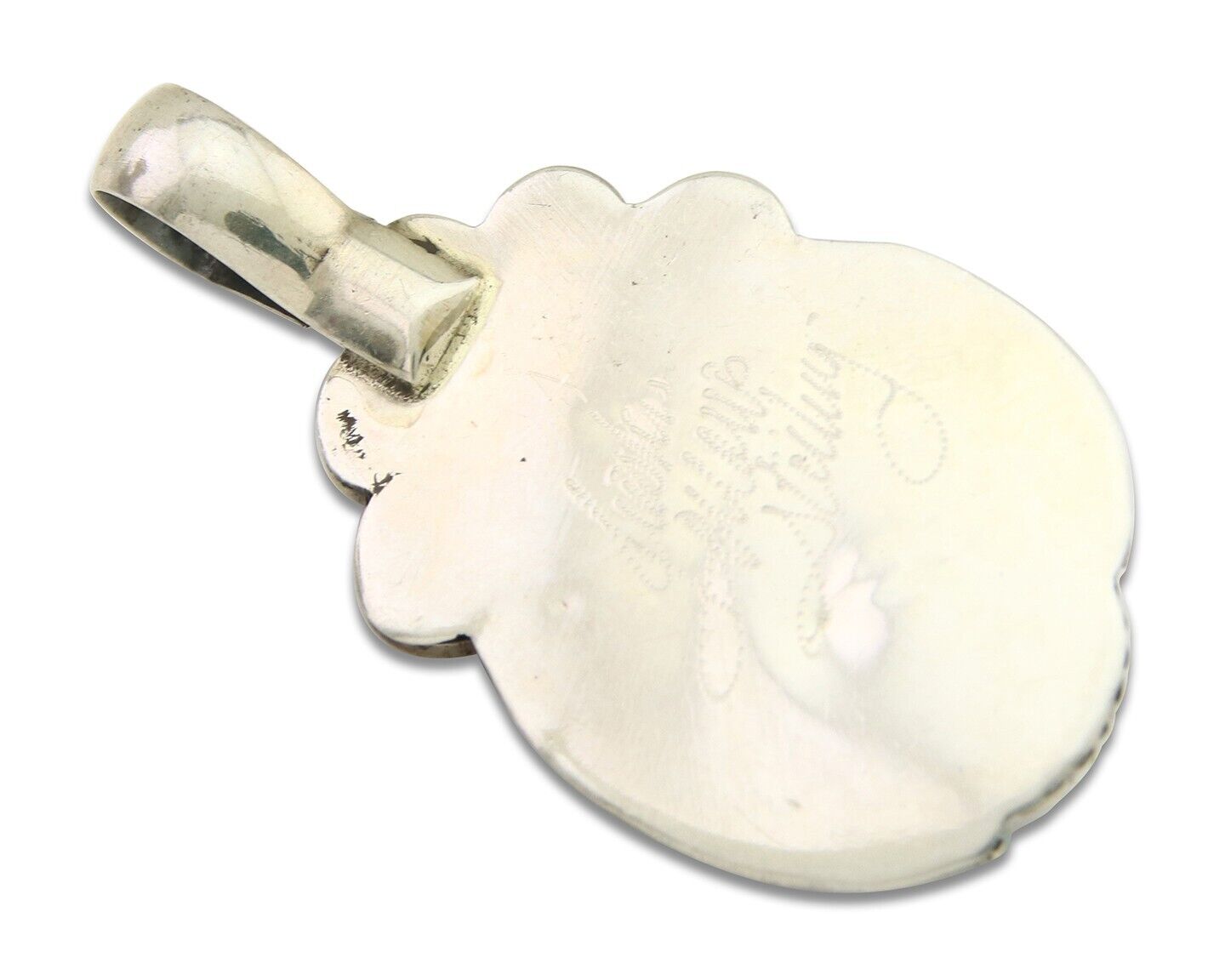 Navajo Necklace 925 Silver Spiderweb Turquoise Artist Signed Justin Morris C80s