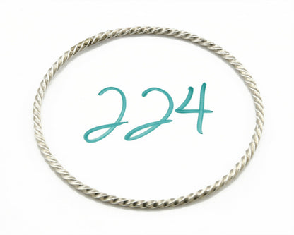 Navajo Rare Handmade Baby Hand Spun .925 SOLID Sterling Silver Bracelet