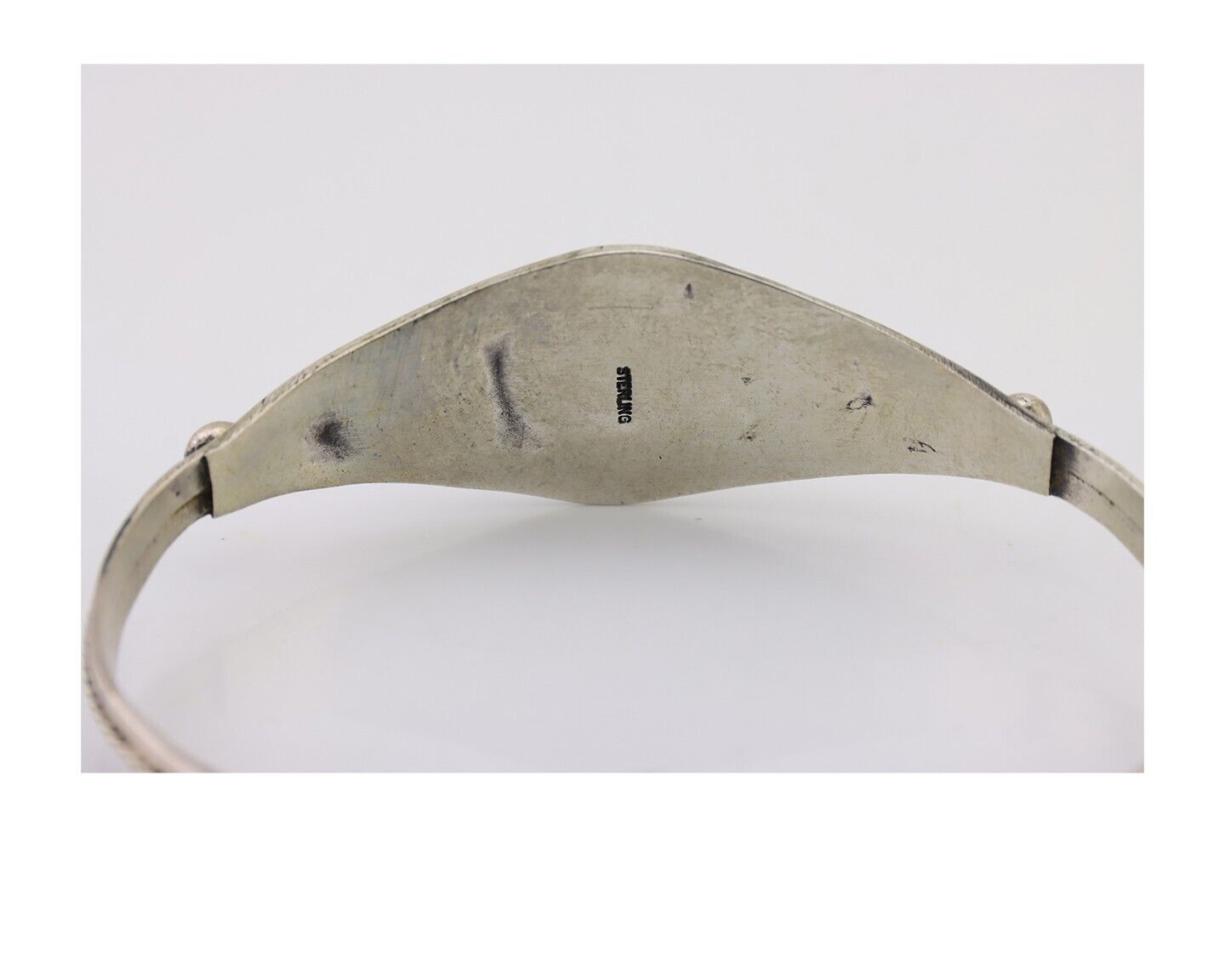 Navajo Handmade Bracelet 925 Silver Arizona Turquoise Native American C.80's