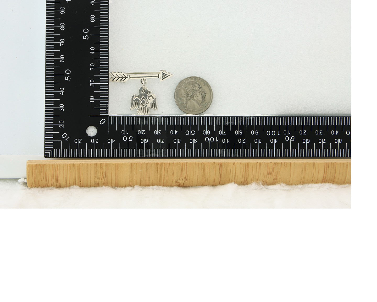 Navajo Pin Sterling Silver Thunderbird Arrow Artist Native American Artist