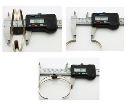 Navajo Bracelet 925 Silver Kingman Turquoise Artist Signed IJC C.80's