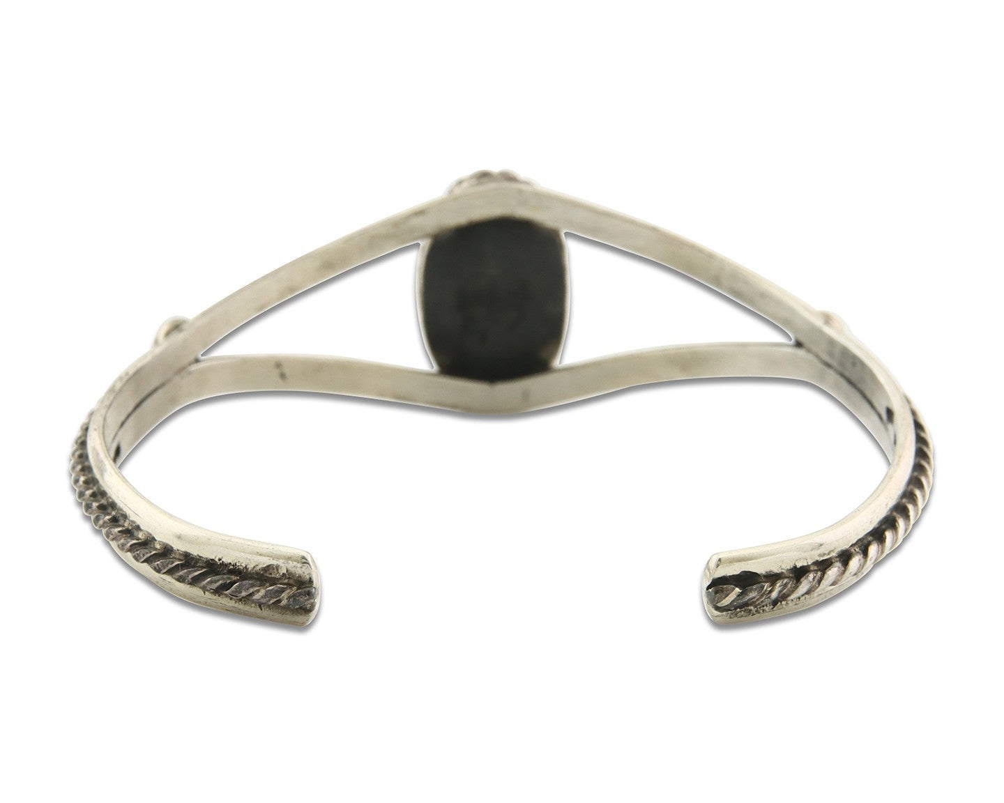 Vintage Navajo Bracelet 925 Silver Turquoise Tranditional Handmade Signed Gecko