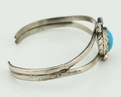 Navajo Slave Bracelet 925 Silver Natural SB Turquoise Native American C.80's