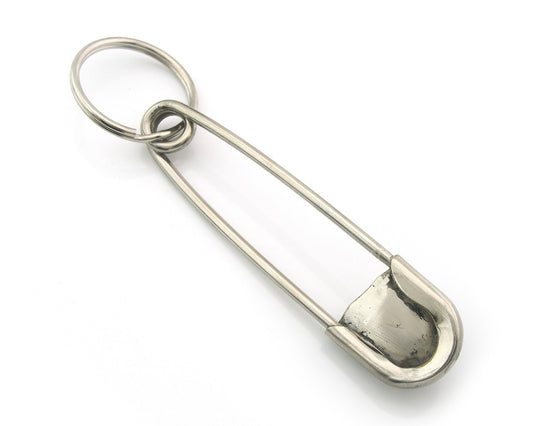 Navajo Key Chain .925 Silver Natural Turquoise Handmade Native American Artist