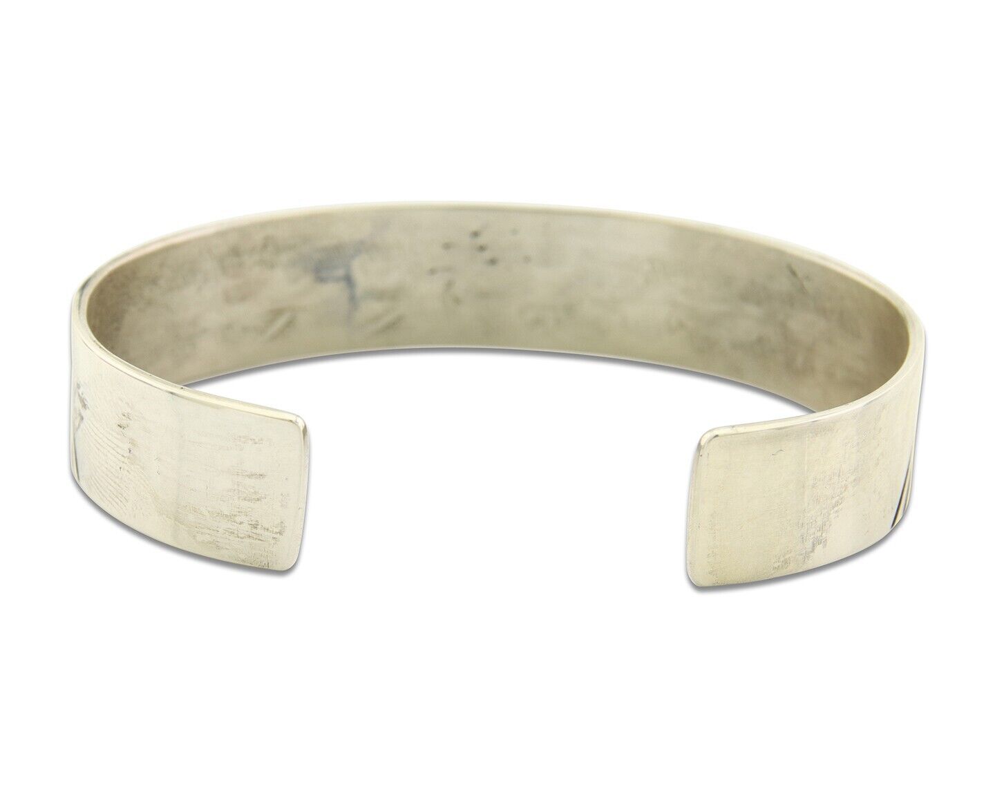 Navajo Bracelet 925 Silver Handmade Cuff Artist Signed Tom Billy C.80's