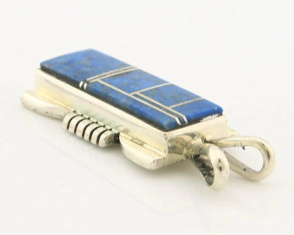 Navajo Necklace Sterling Silver Authentic Lapis Vintage Native Artist