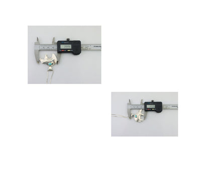 Navajo Spirit Bear Necklace Pendant 925 Sterling Silver Signed C C.80's