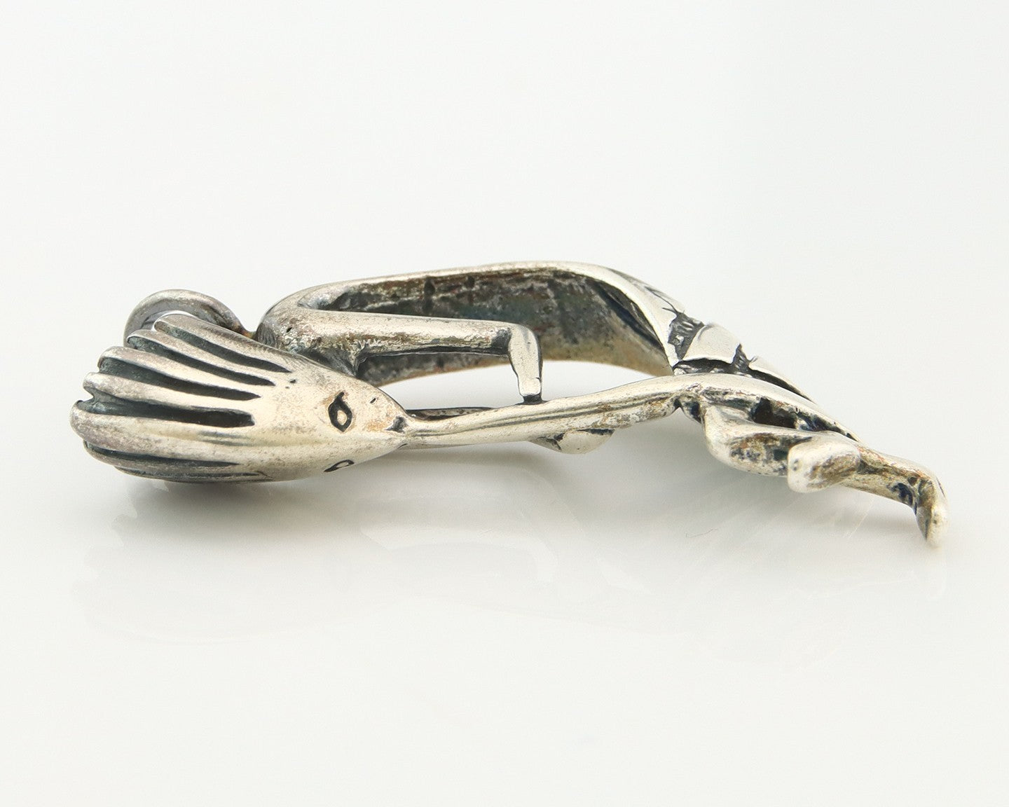 Navajo Kokopelli Pendant Sterling Silver Authentic Traditional Native American