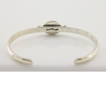 Navajo Kingman Turquoise Bracelet 925 Silver Artist Native American C.80's