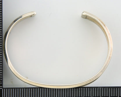 Navajo Bracelet 925 Silver & 12K Gold Cuff Artist Signed TAHE C.80's