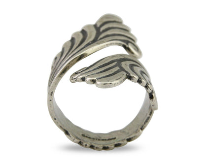 Navajo Adjustable Full Finger Ring 925 Silver Native American Size 5-9 C.80's