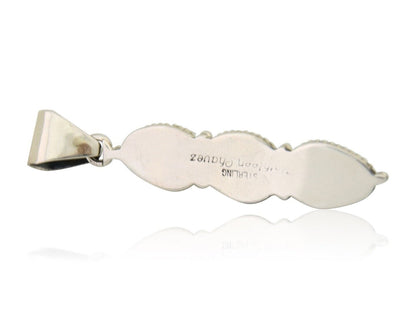 Navajo Necklace 925 Silver Natural Turquoise Artist Kathllen Chavez C.80's