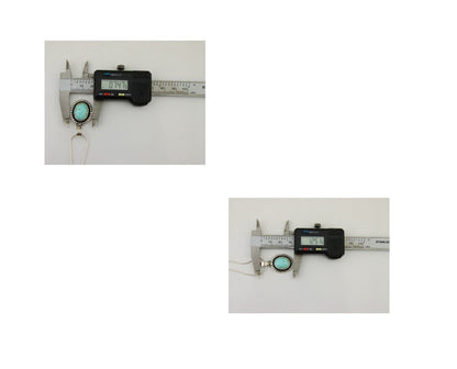 Navajo Necklace 925 Silver Natural Turquoise Native American Artist C.80's