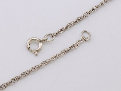 Navajo Turquoise Handmade Necklace 925 Silver Artist Signed PM C.80s