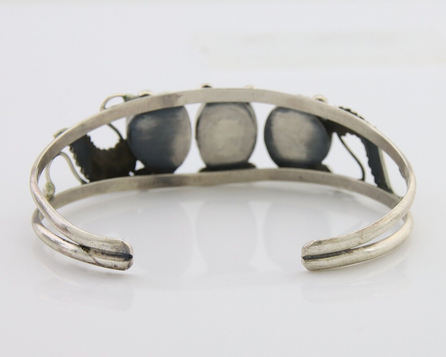 Navajo Bracelet 925 Silver Sleeping Beauty Turquoise Native American C.80's