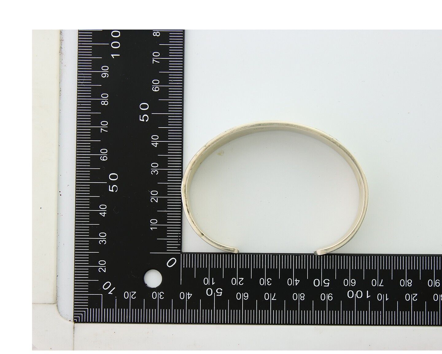 Navajo Bracelet 925 Silver Opal Cuff Artist Signed DD C.80's