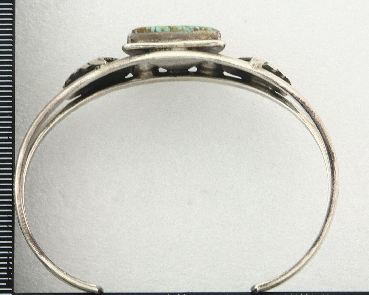 Vintage Navajo Bracelet 925 Silver Turquoise Handmade Authentic Native Artist