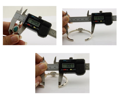 Navajo Kingman Turquoise Bracelet 925 Silver Artist Native American C.80's