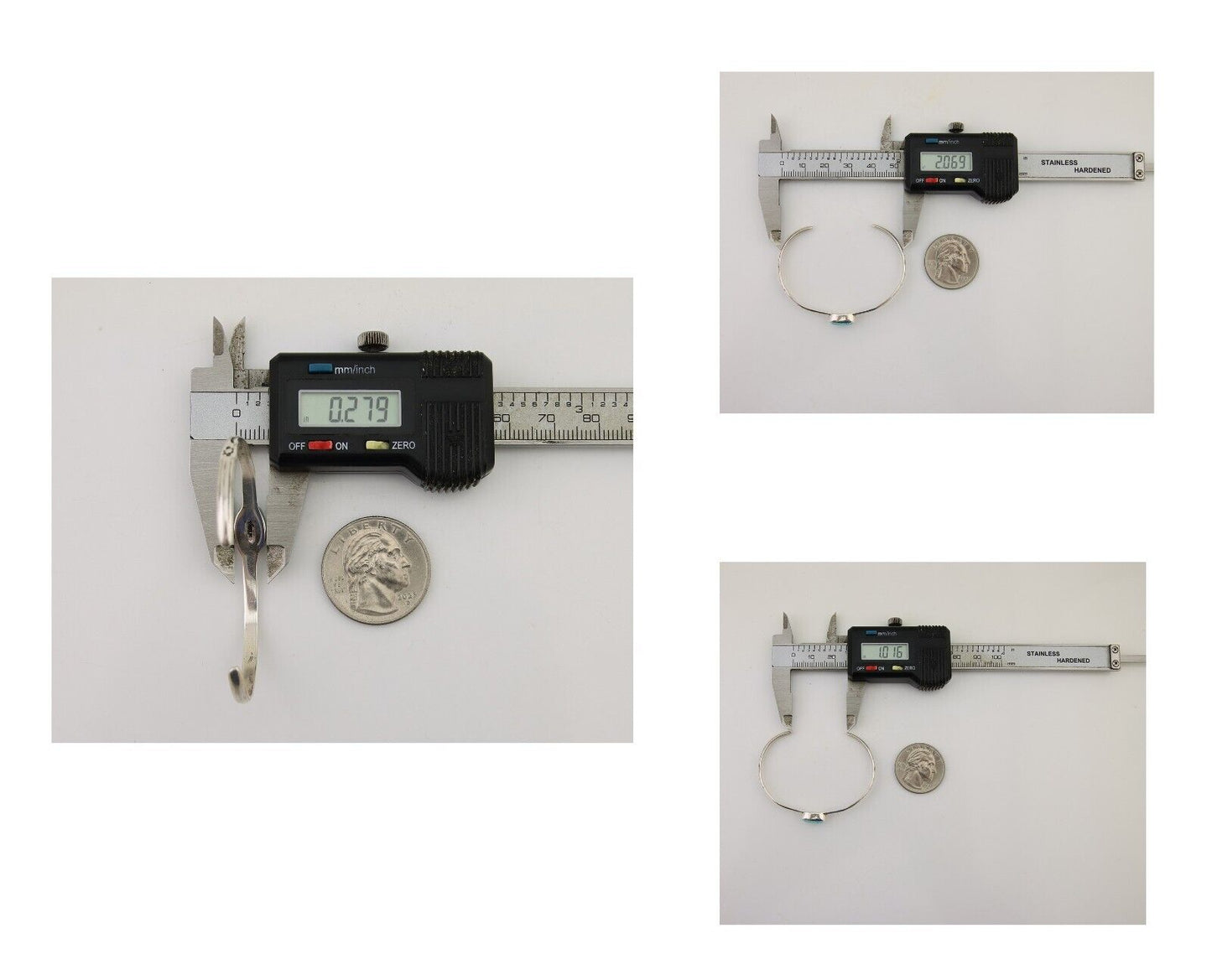 Navajo Hand Stamped Cuff Bracelet Turquoise 925 Silver Native American Artist