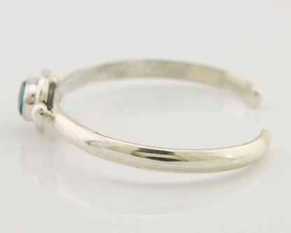 Navajo Kingman Turquoise Bracelet 925 Silver Artist Native American C.80's