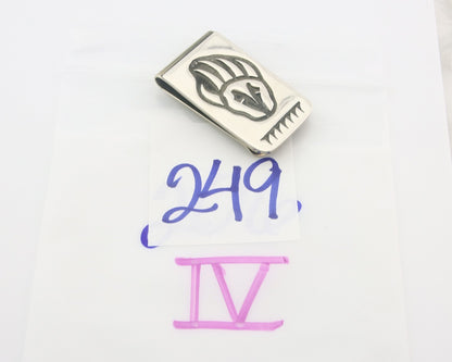 Navajo Money Clip 925 Silver & 999 Nickle Animal Claw Native Artist C.80's