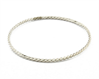 Navajo Rare Handmade Baby Hand Spun .925 SOLID Sterling Silver Bracelet