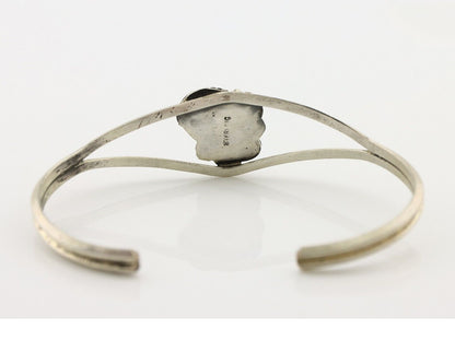 Navajo Handmade Bracelet 925 Silver Natural Blue Turquoise Native American C80s