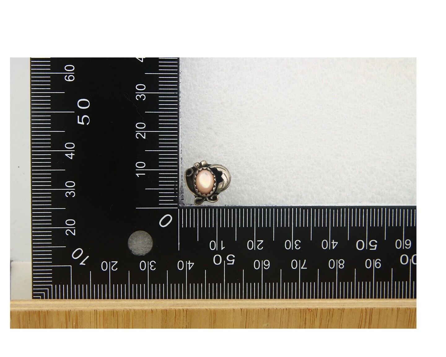 Navajo Earrings 925 Silver Handmade Natural Pink Mussel Native American Artist