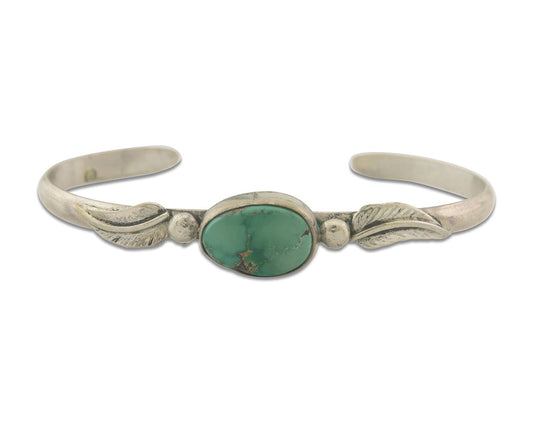 Vintage Navajo Bracelet 925 Silver Turquoise Traditional Handmade Authentic