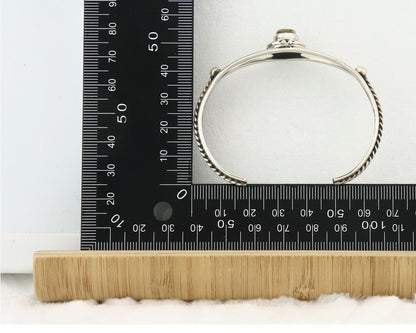 Vintage Navajo Bracelet 925 Silver Turquoise Tranditional Handmade Signed Gecko