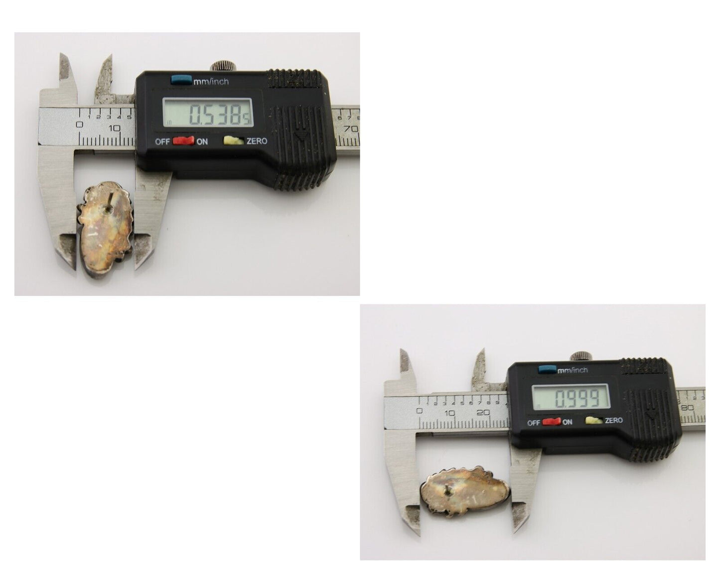 Navajo Handmade Earrings 925 Silver Natural Turquoise Native Artist C.80's