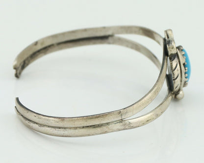 Navajo Slave Bracelet 925 Silver Natural SB Turquoise Native American C.80's