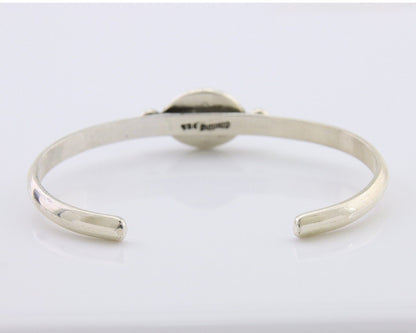 Navajo Bracelet 925 Silver Natural Turquoise Native American Artist C.80's