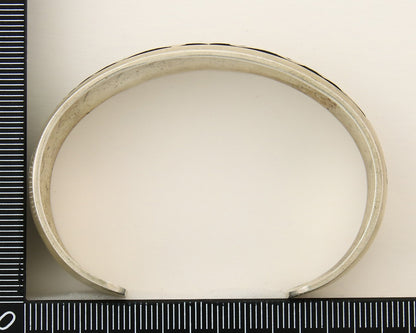 Hopi Bracelet 925 Silver Handmade Cuff Artist Signed AA C.80's