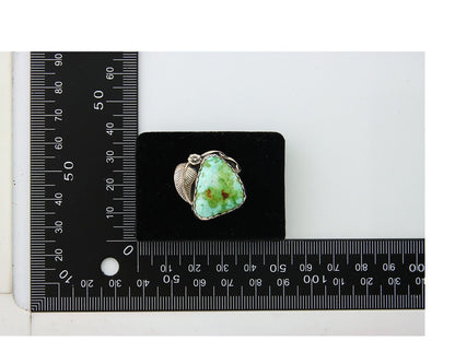 Navajo Ring 925 Sterling Royston Turquoise Native American Artist C.80's